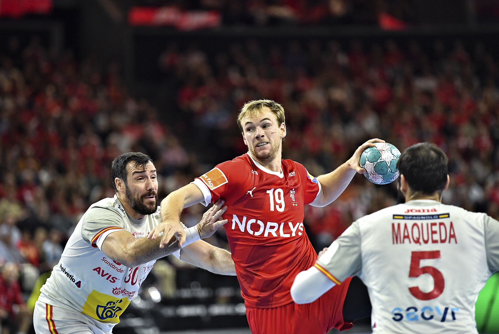 Denmark crush Spain in EHF EURO Cup opener