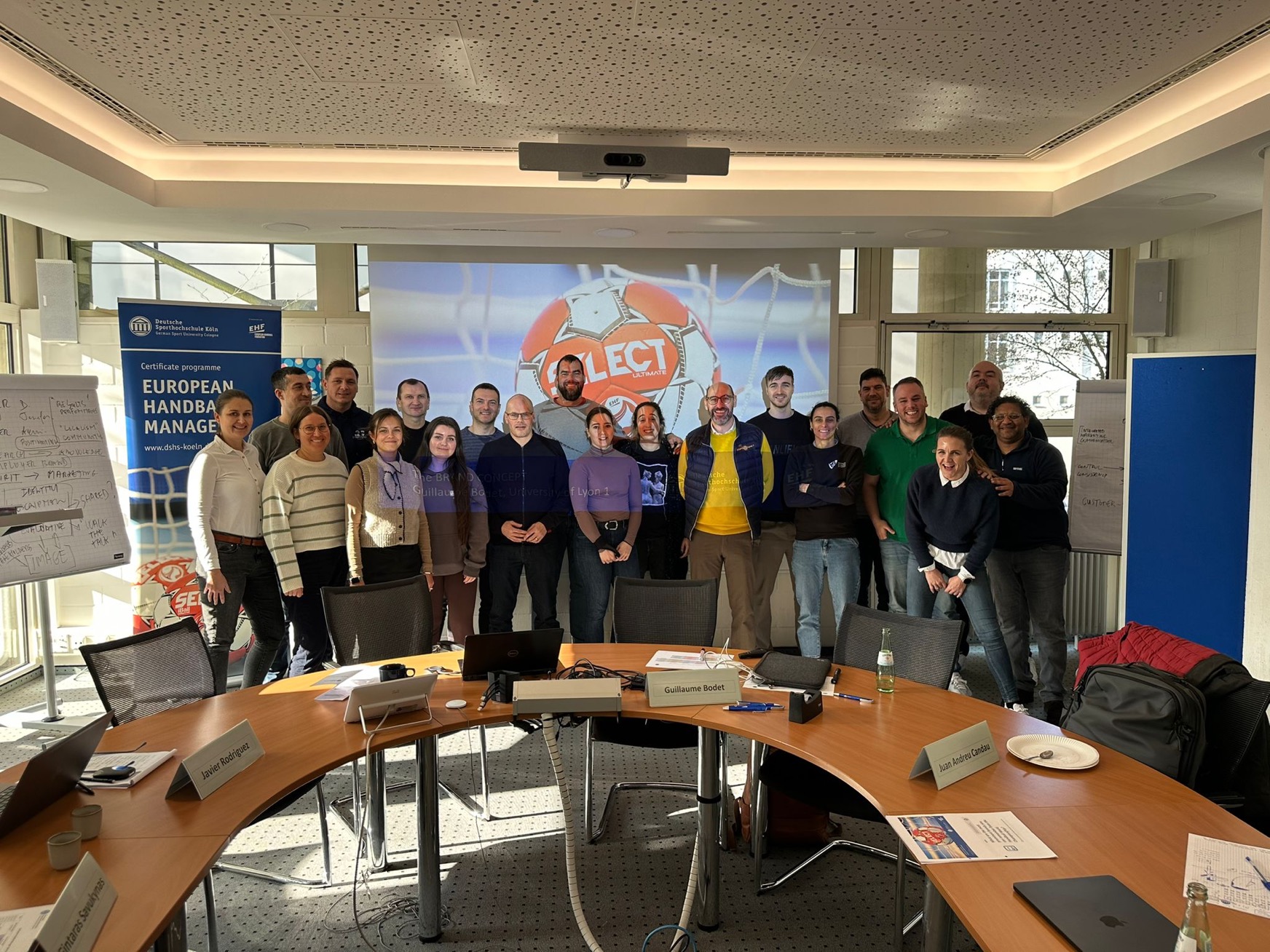 New features of European Handball Manager course as 2024/25 cohort continues