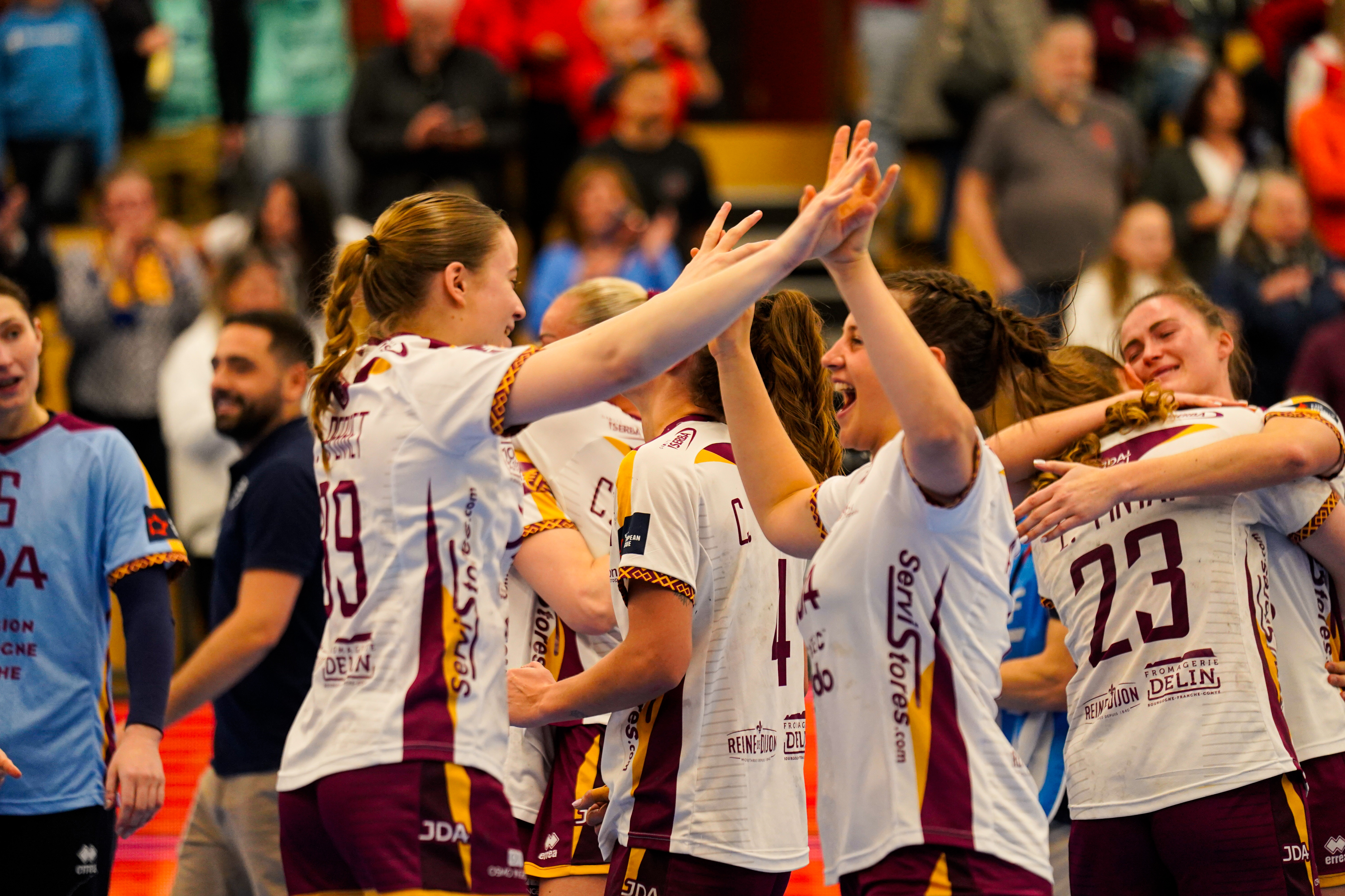 Dijon make history, Ikast win the thriller in Romania