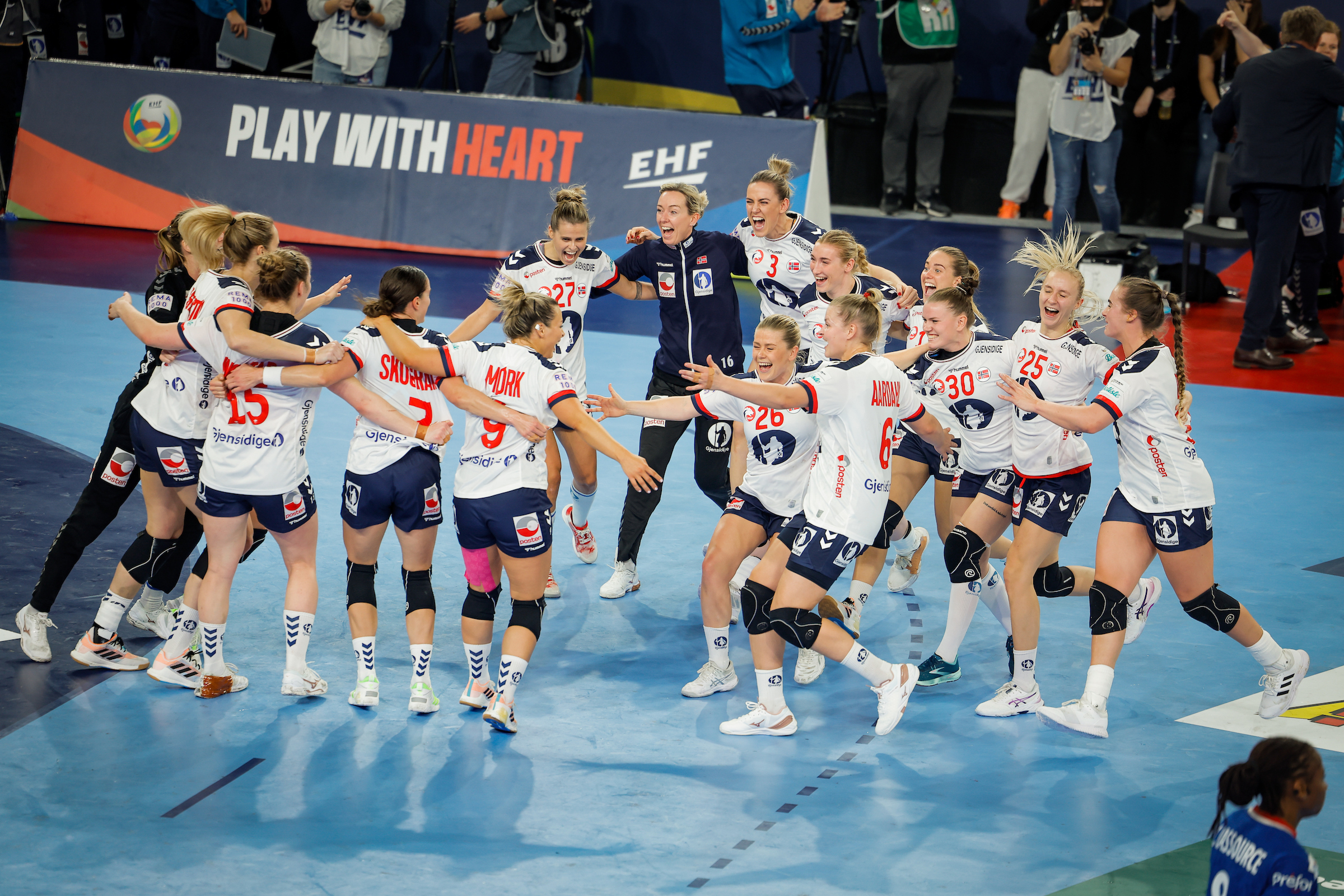 SUMMARY: Denmark, Norway dominate semis to set up EHF EURO final